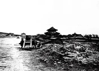 Szczyt ściany Pekinu, 1860